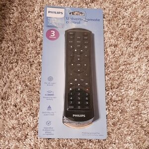 Philips Black Universal Remote Control (3-Device)